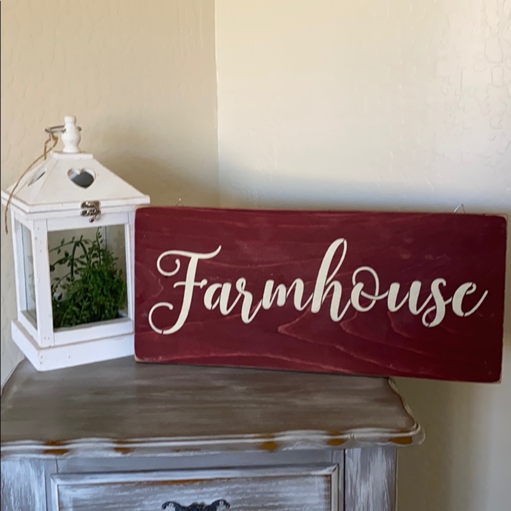 Farmhouse sign - Picture 2 of 3